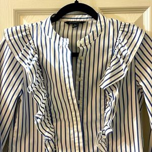 Beautiful Banana Republic Ruffle Dress Shirt